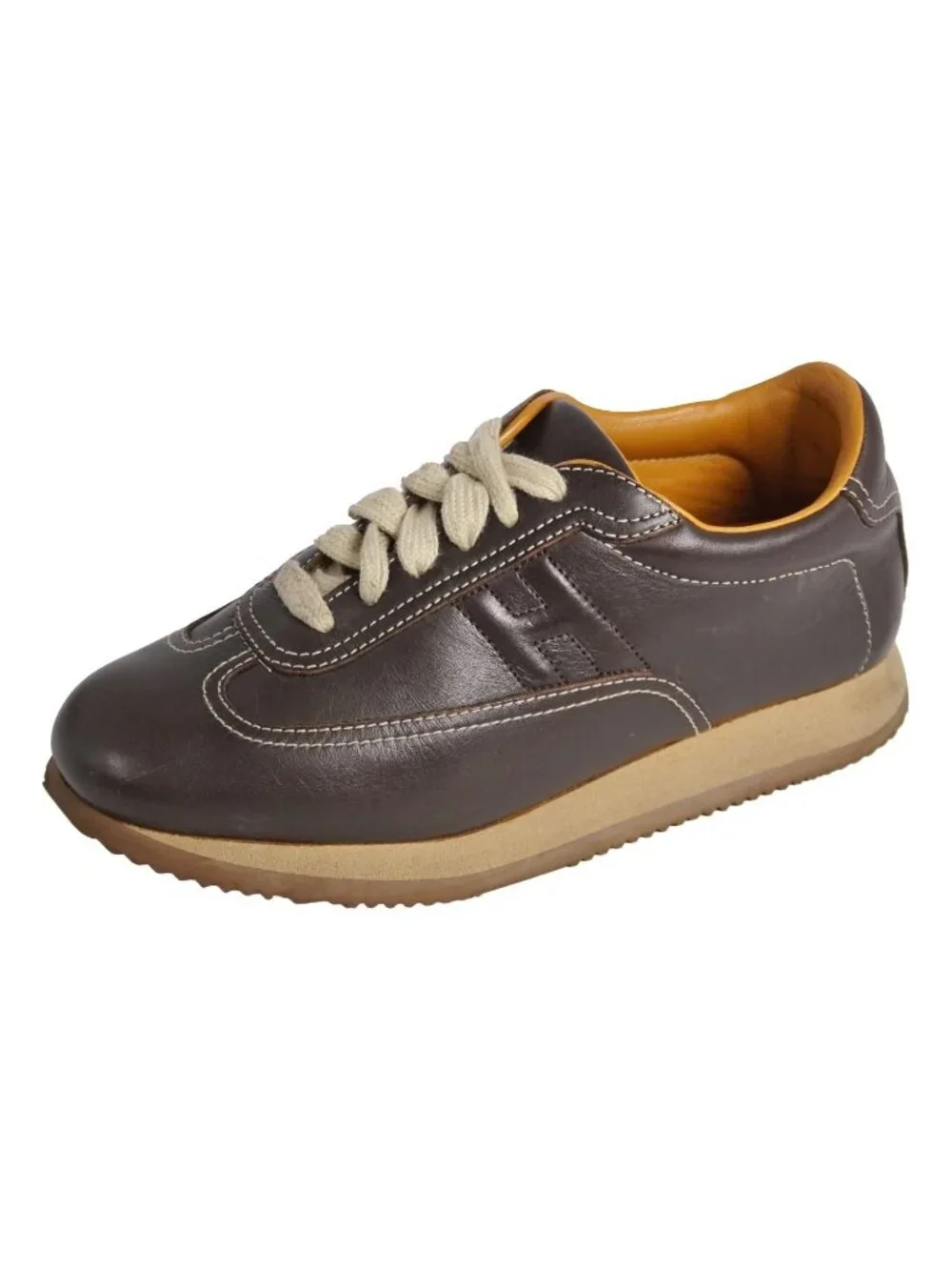 Hermes Sneakers Quick Low Cut Logo Leather